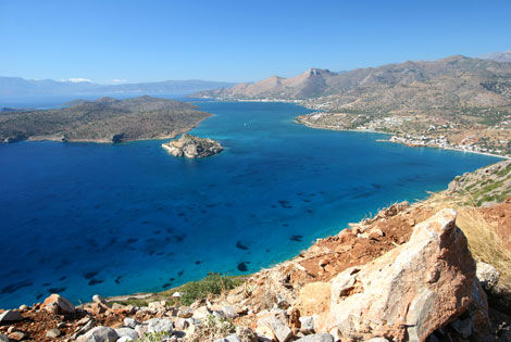 Crète, baie de spinalonga
