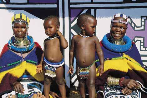 Tribu Ndebele - Aventure sud africaine Parc Chobe et Chutes Victoria