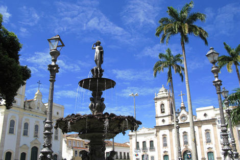 Salvador de Bahia - Eglise & fontaine