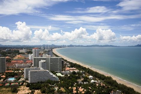 Vue aérienne Jomtien - Trésors du Siam et Farniente à Jomtien
