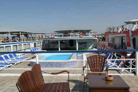 Pont Supérieur bateau 5* - Sur le Nil