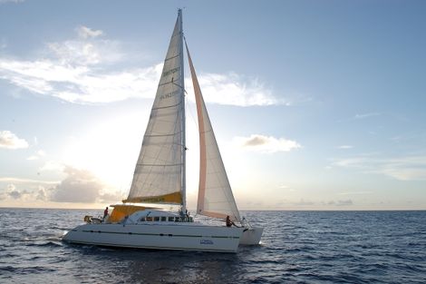 Voilier sur la mer - Grenadines