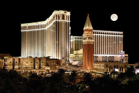 Vue panoramique du Venetian - The Venetian