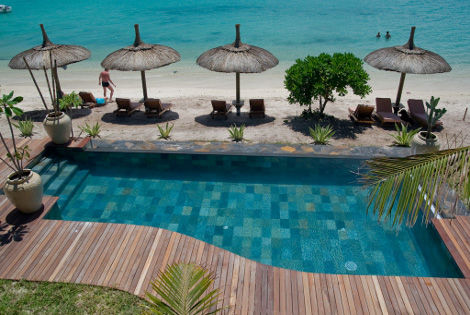 Piscine des chambres Front de mer - Ocean Villas - Chambre Prestige