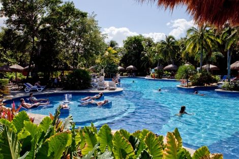 Vue de la piscine - Riu Tequila