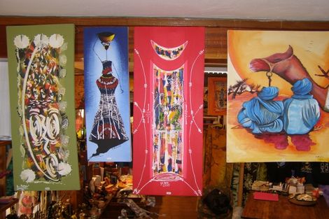 Les tableaux des artistes de la région
