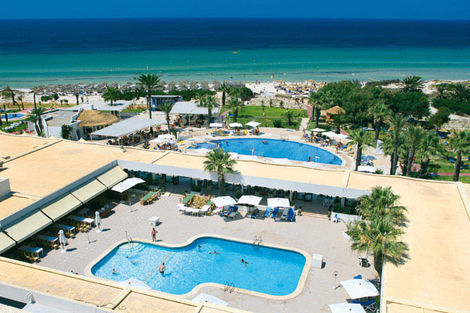 Vue sur les piscines et la mer - One Resort Monastir