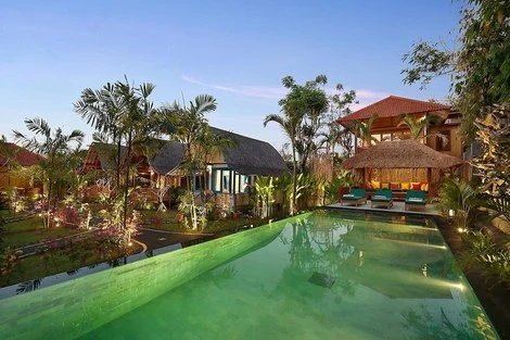 Bali : Hôtel Uluwatu Lumbung Cottages