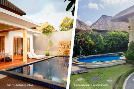 Bali : Combiné hôtels Duo Ubud & Seminyak en villas avec piscine privée (FuramaXclusive + Bali Nyuh Gading)