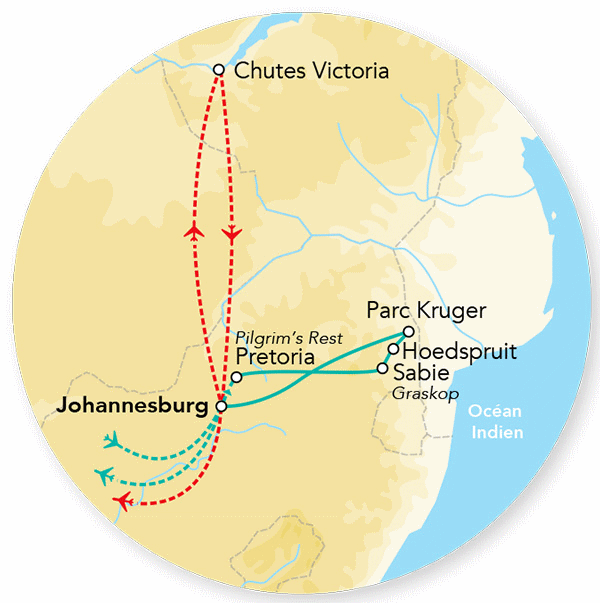 Circuit Splendeurs du Parc Kruger - 2025 johannesbourg Afrique Du Sud