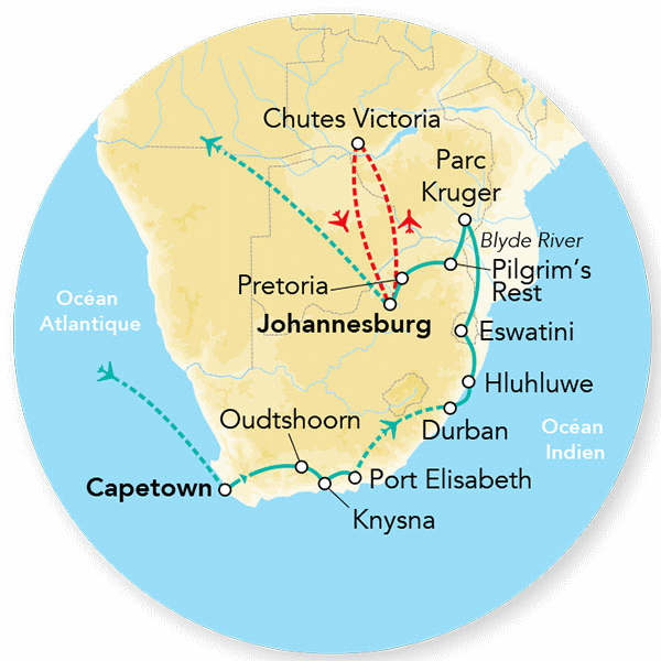 Circuit Merveilles d'Afrique du Sud le_cap Afrique Du Sud