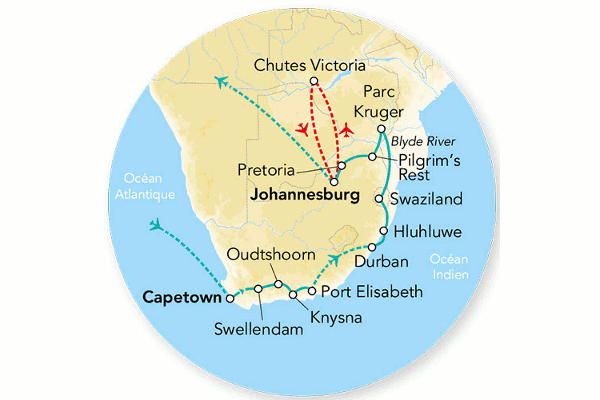 Circuit Merveilles d'Afrique du Sud & Extension Chutes Victoria 2023 le_cap Afrique Du Sud
