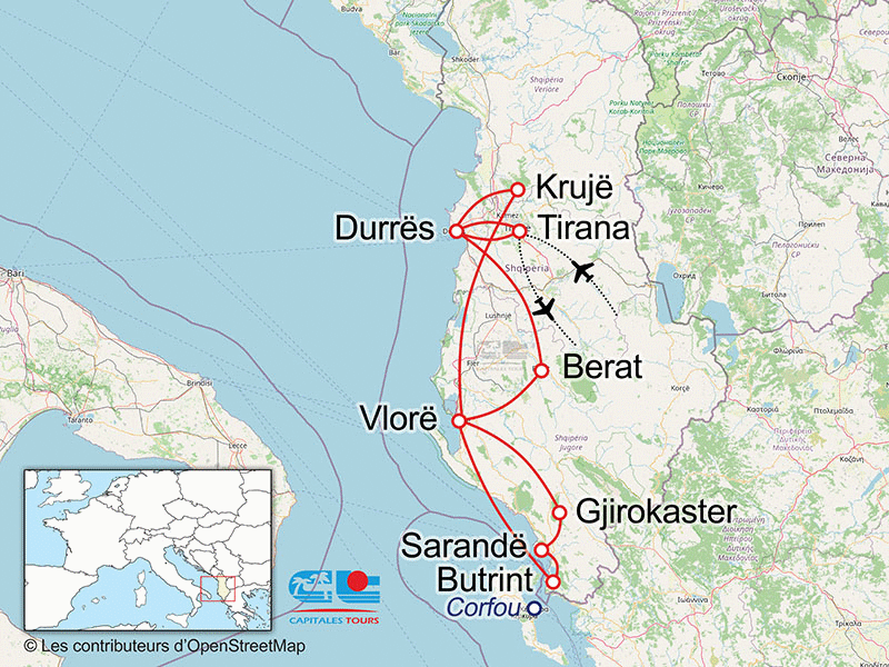 Circuit Albanie authentique tirana Albanie