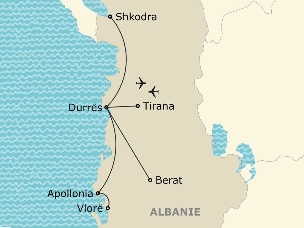 Circuit Echappée belle en Albanie - entre solos tirana Albanie