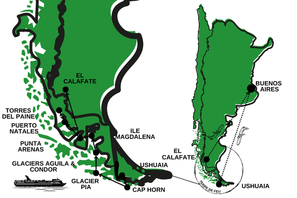 Circuit Dans le Sillage des Grands Explorateurs : Croisière Australis - Edition 2025 buenos_aires Argentine