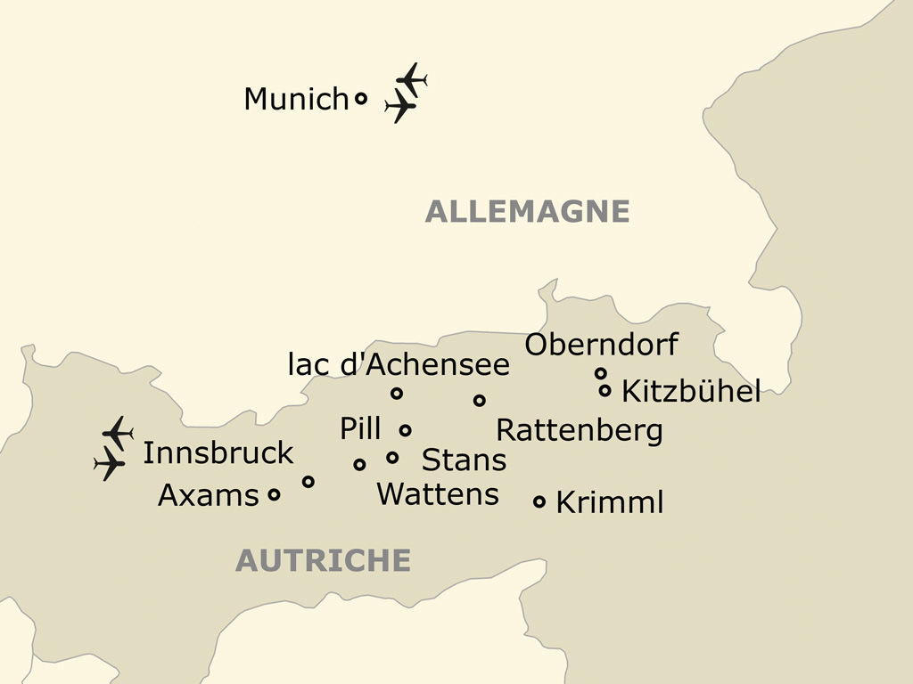 Circuit Découverte du Tyrol - Hôtel Schwarzbrunn tyrol Autriche