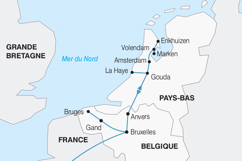 Circuit La Hollande et la Belgique, le Coeur de l'Europe bruxelles_ou_charleroi Belgique