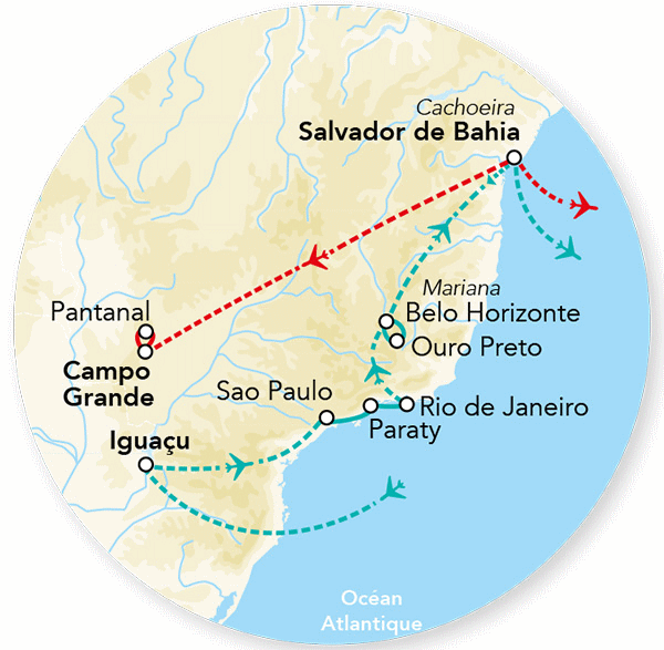 Circuit Merveilles du Brésil & Extension Pantanal foz_do_iguacu Bresil