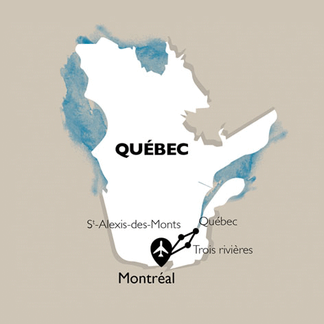 Circuit Séjour multi-activités Québec : Hiver au Lac Blanc montreal Canada