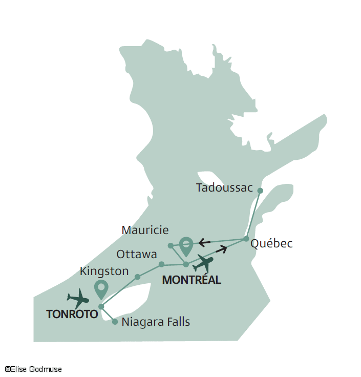 Circuit Canada Est : Nature et Culture toronto Canada