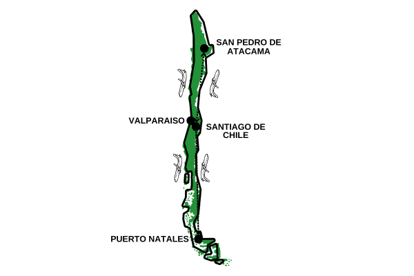 Circuit Aventure Chilienne du Nord au Sud **Version 202 santiago Chili