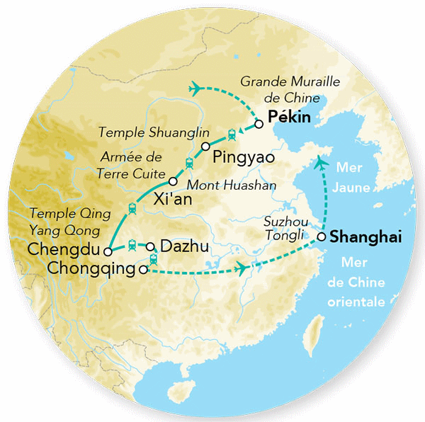 Circuit Merveilles de Chine pekin Chine