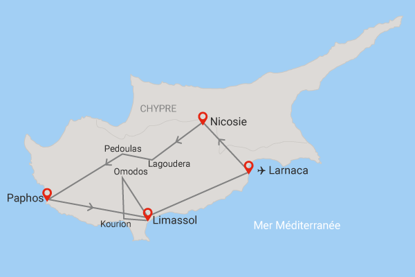 Autotour Richesses de Chypre en liberté larnaca Chypre