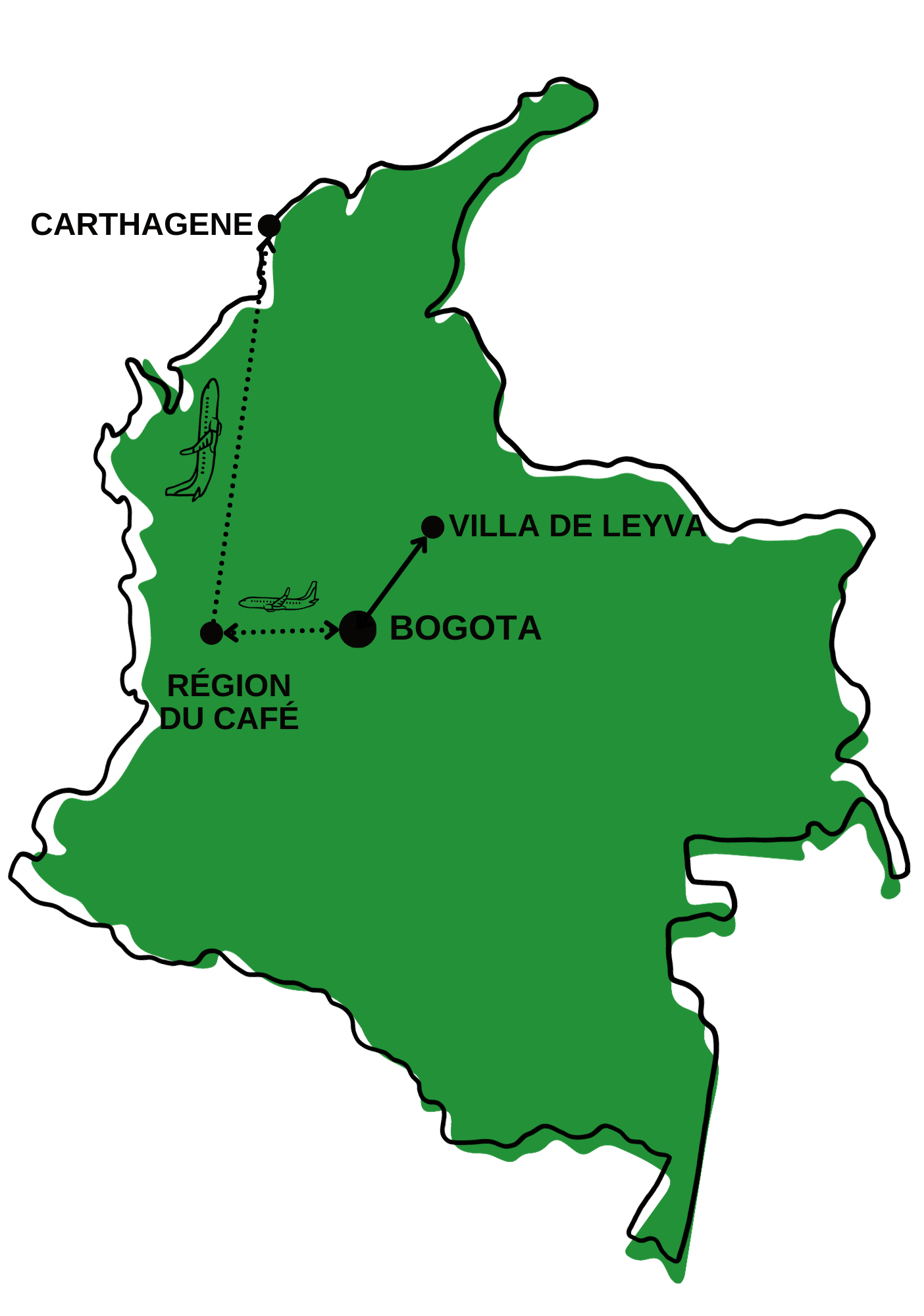 Circuit Viva Colombia & Carthagène bogota Colombie