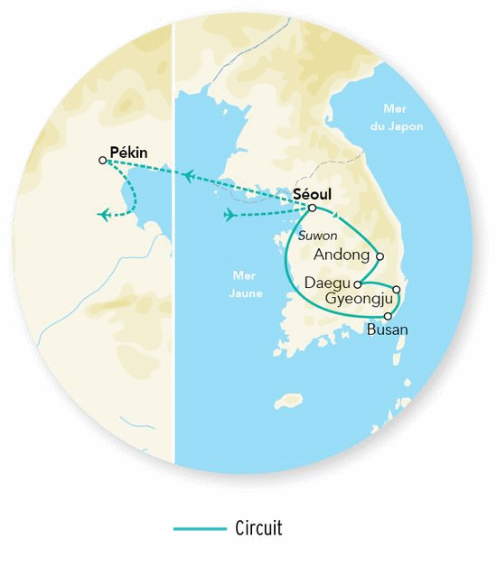 Circuit Splendeurs de la Corée du Sud seoul Coree