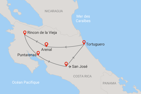 Les prises de courant au Costa Rica