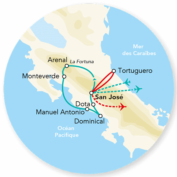 Circuit Explorations au Costa Rica - 2025 san_jose Costa Rica