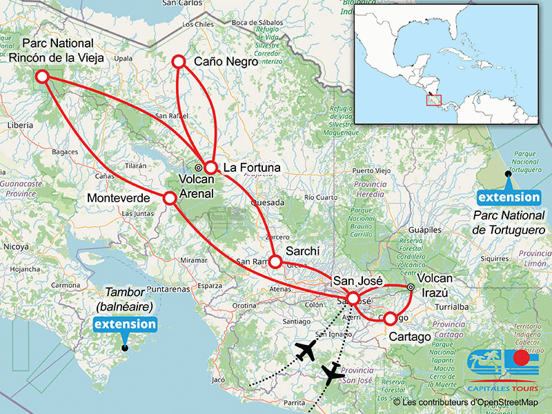 Circuit Sur les Sentiers du Costa Rica san_jose Costa Rica