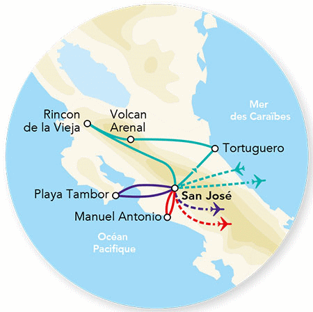 Circuit Splendeurs du Costa Rica & Extension Région de Manuel Antonio / Pacifique Central san_jose Costa Rica