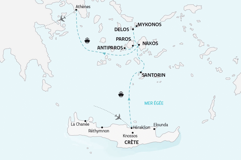 Circuit La Crète et les Cyclades heraklion Crète