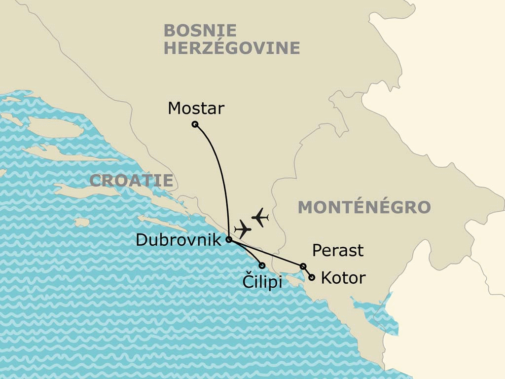 Circuit Découverte en étoile à Dubrovnik dubrovnik Croatie