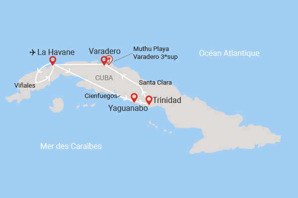 Circuit Trésors Cubains avec extension 2 nuits Muthu Playa Varadero la_havane Cuba