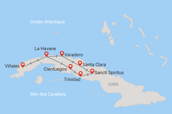 Circuit Merveilles de Cuba (avec 2 nuits au Jumbo Roc Arenas Doradas la_havane Cuba