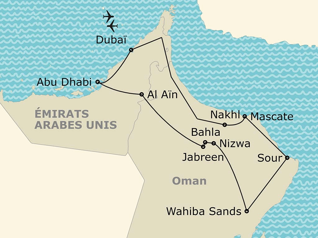 Autotour Le golfe d'Arabie en liberté dubai Dubai et les Emirats