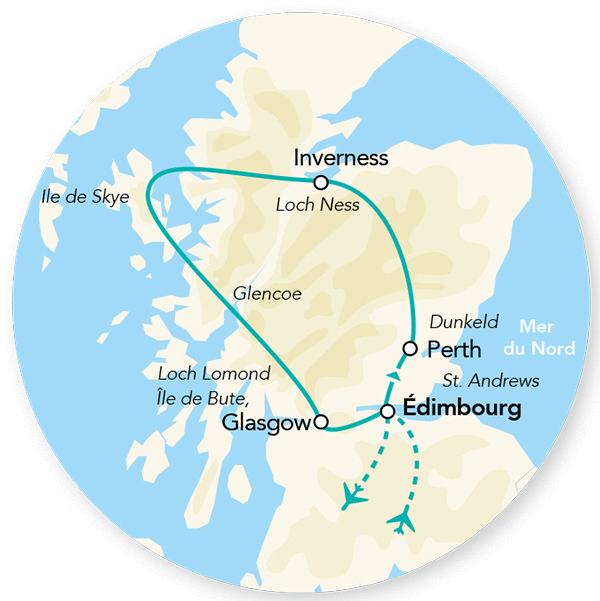 Circuit Splendeurs de l'Ecosse - 2025 edimbourg Ecosse