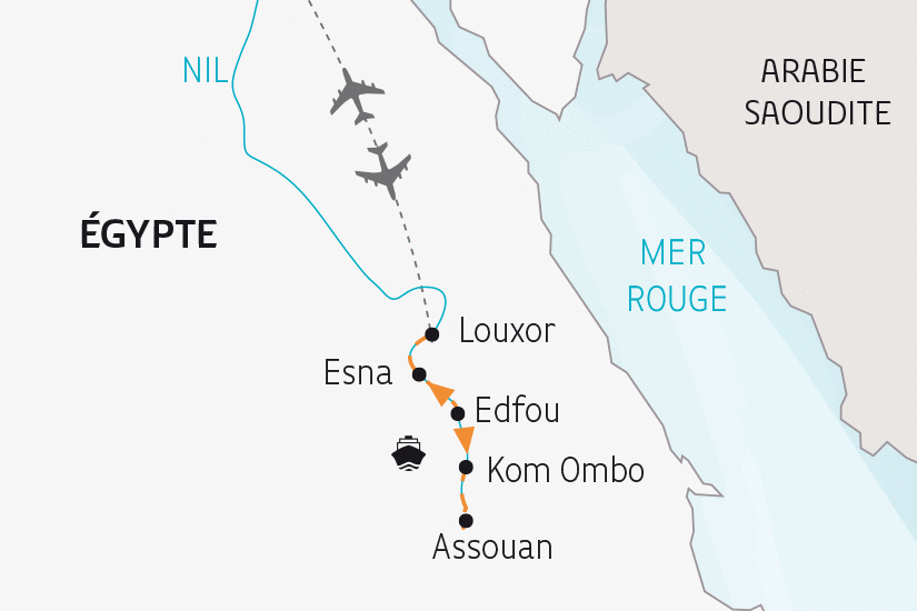 Croisière L'Égypte, les Trésors du Nil louxor Egypte