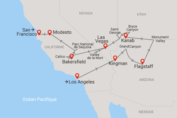 Circuit Indispensables de l'Ouest américain los_angeles Etats-Unis