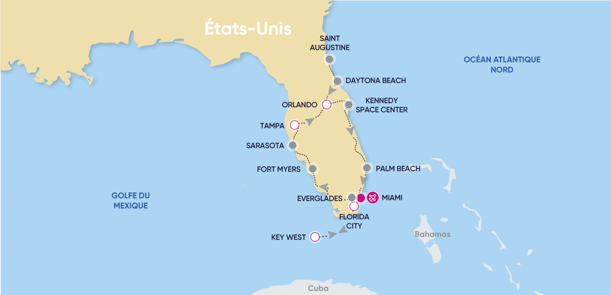 Circuit Coeur de Floride miami Etats-Unis