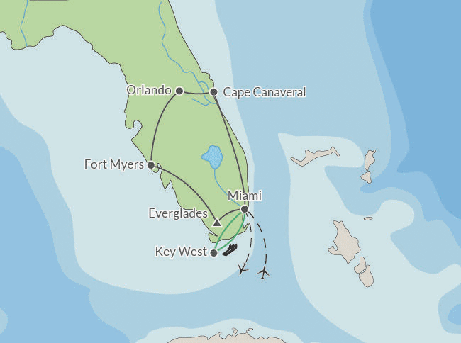 Autotour La Floride en Famille - Éclaireur - SUP miami Etats-Unis