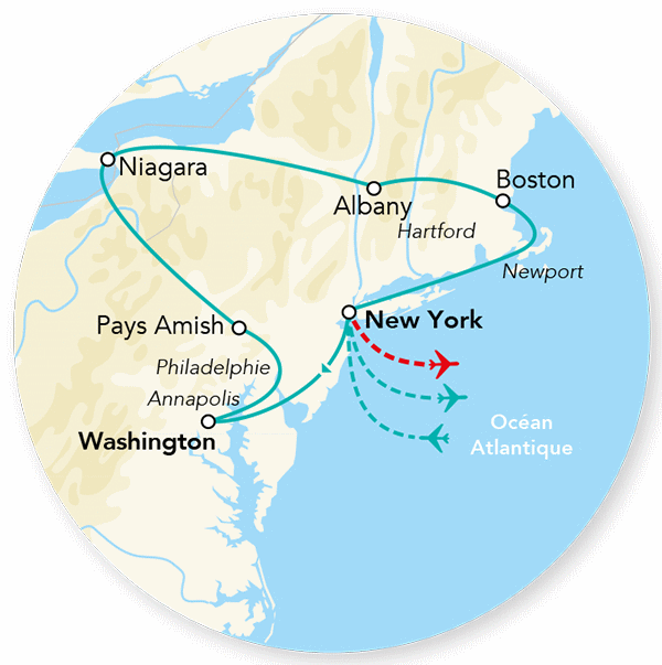 Circuit Splendeurs de l'Est des USA & Extension New York - Manhattan new_york Etats-Unis