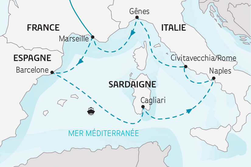 Croisière La croisière des Bretons - Splendeurs de la Méditerranée marseille France Provence-Cote d Azur