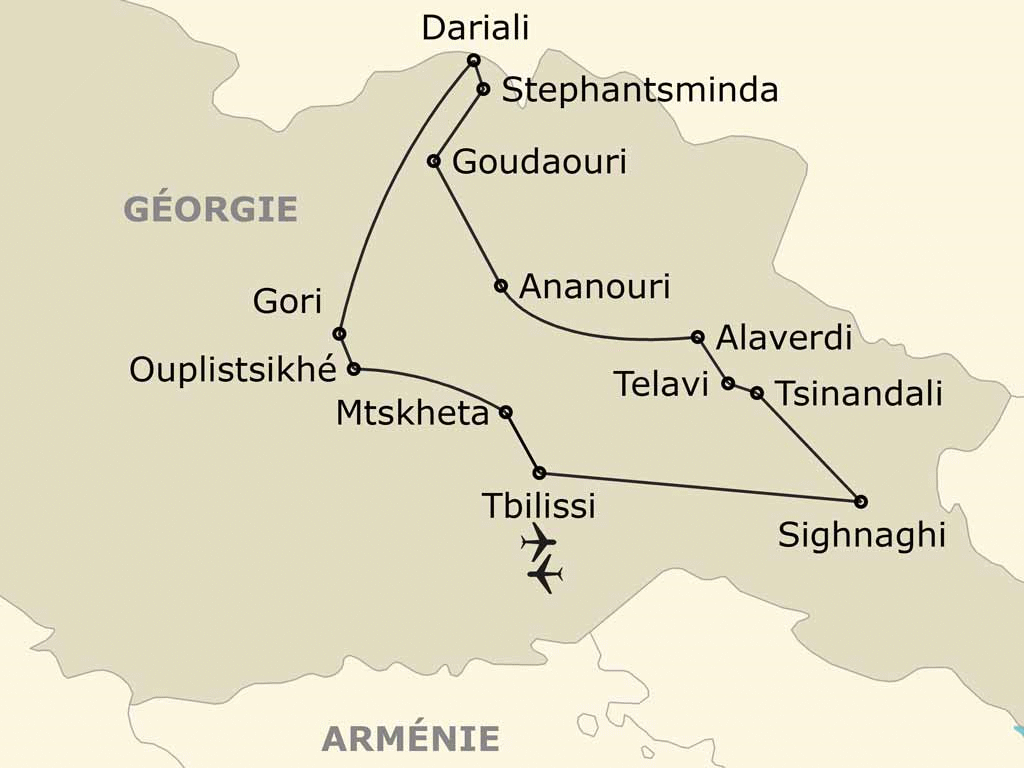 Circuit L'essentiel de la Géorgie - Hôtels 3* et tbilissi Georgie