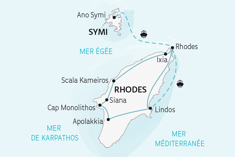 Circuit Rhodes et Symi, douceurs du Dodécanèse rhodes Grece