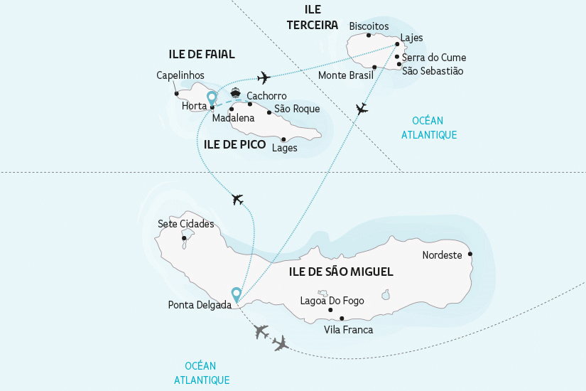 Circuit Le Grand Tour des Açores ponta_delgada Iles Des Acores