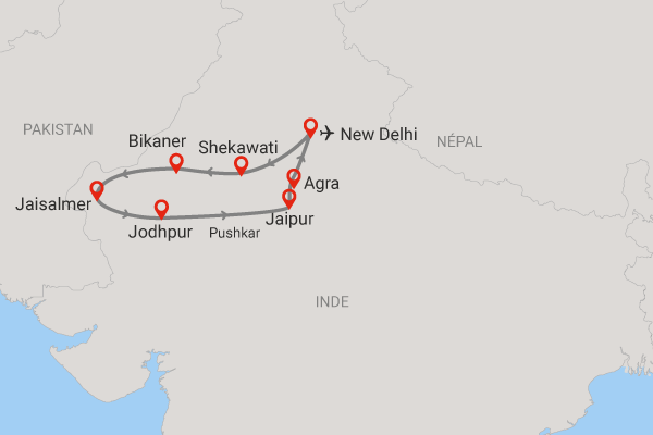 Circuit Les Incontournables du Rajasthan delhi Inde