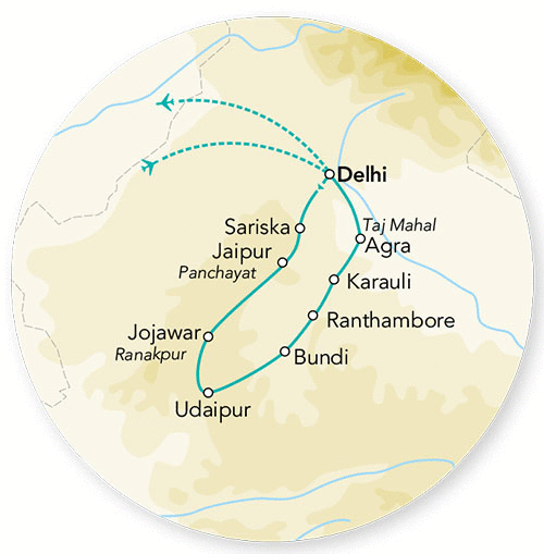 Circuit Immersion au Rajasthan - Spécial Fête de Pushkar delhi Inde